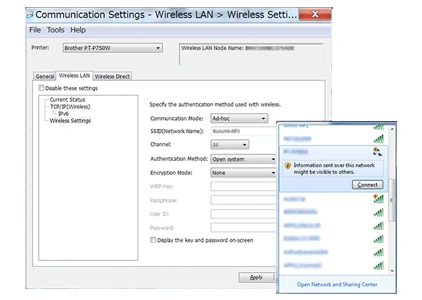 Connect Brother Printer To WiFi In Ad-Hoc Mode