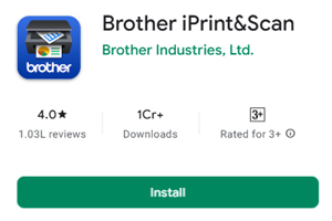 Brother iPrint&Scan app